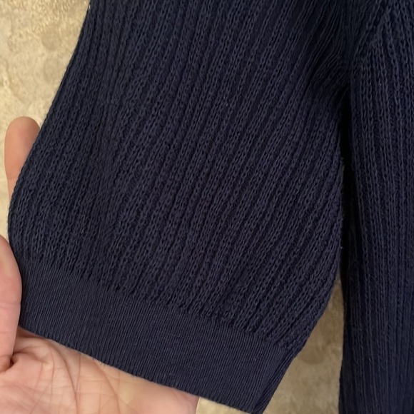 ISAAC MIZRAHI Live! sweater Dark Blue XXS - Picture 4 of 5